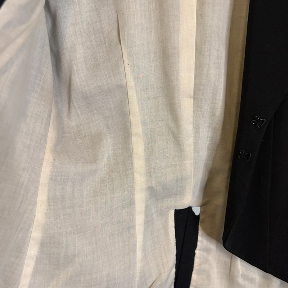 Charlotte Russe Y2K Retro Vintage  Black Fully Lined  Blazer Size Medium - Picture 9 of 14